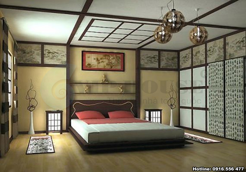 Phòng ngủ phong cách Nhật Bản với 4 yếu tố đặc trưng